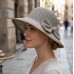 Straw Big Rim Hat w/ Bow - Brown - HT-M13BN